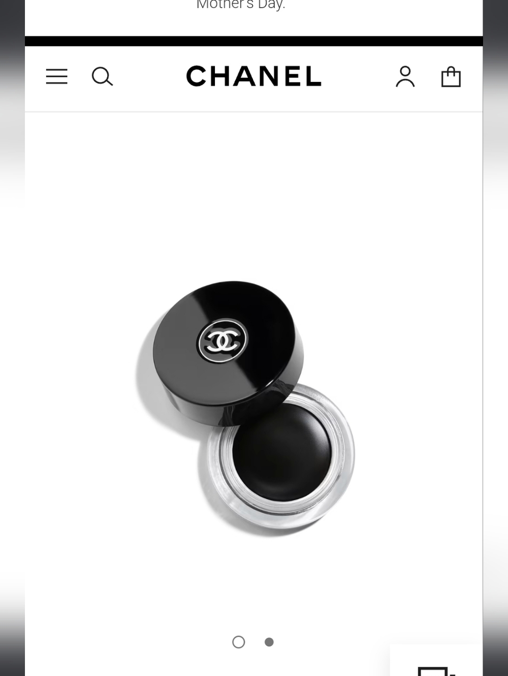 CHANEL Caligraphie Longwear Intense Eyeliner In Hyperblack Used Twice